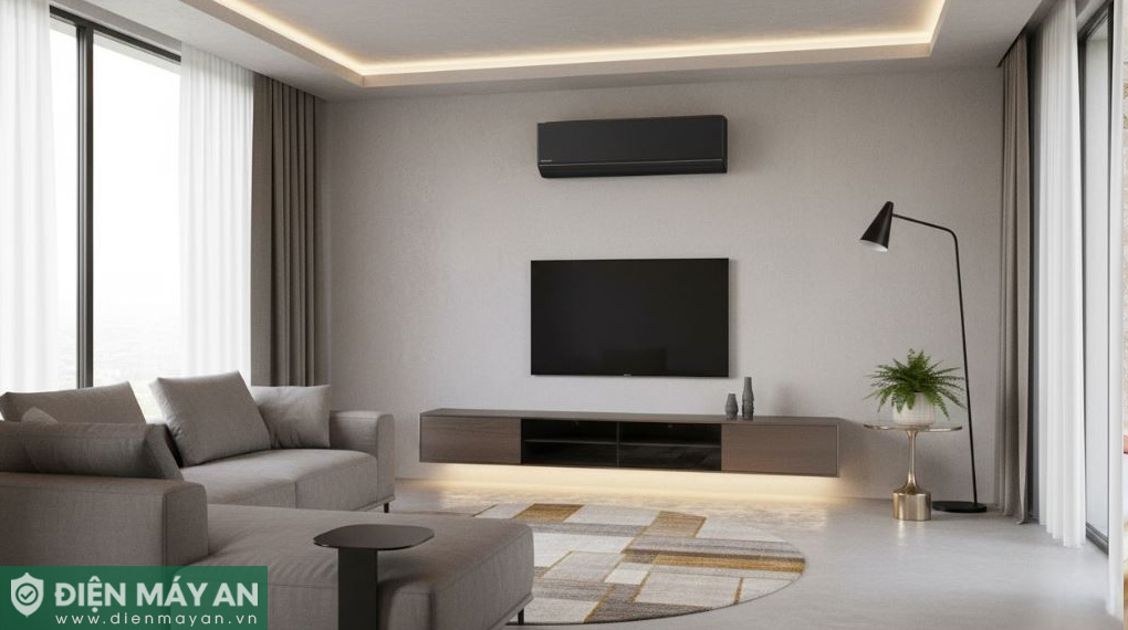 Điều hòa Panasonic Inverter 12000 BTU 1 chiều CU/CS-AU12BKH-8 - Mẫu mới 2025